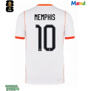Holland Memphis Depay #10 Replika Udebanetrøje VM 2026 Kortærmet